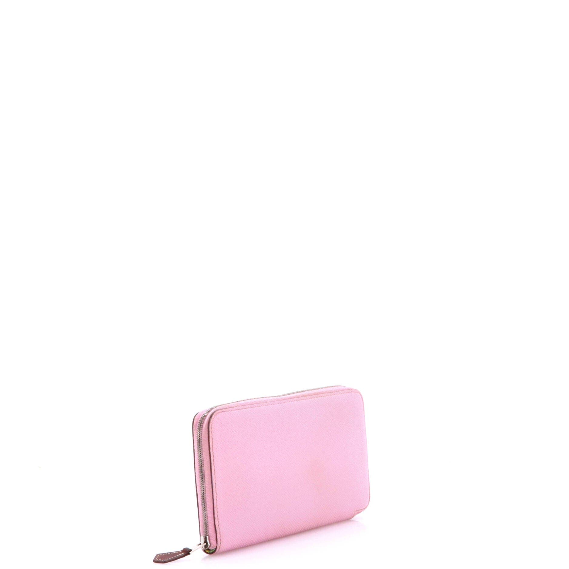 Azap Zip Around Wallet Silk'in Epsom Long, Alternate, color, Pink