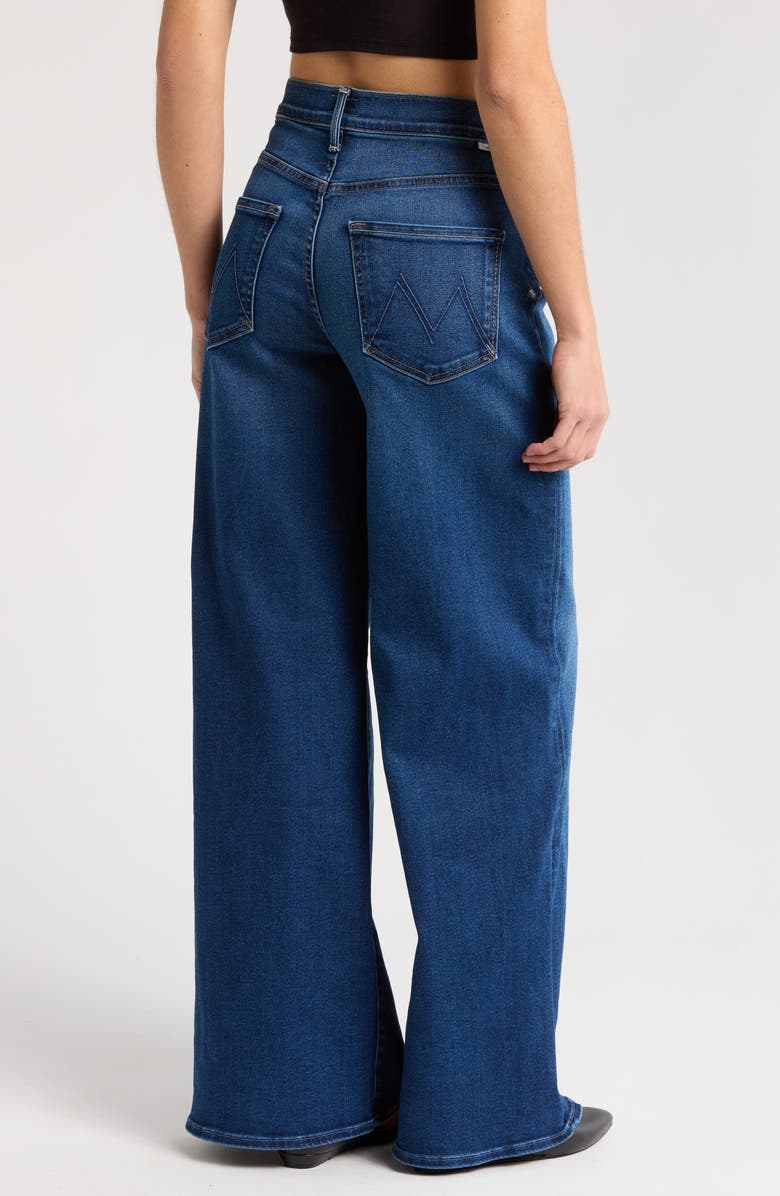MOTHER The Ditcher Roller Sneak Wide Leg Jeans, Alternate, color,