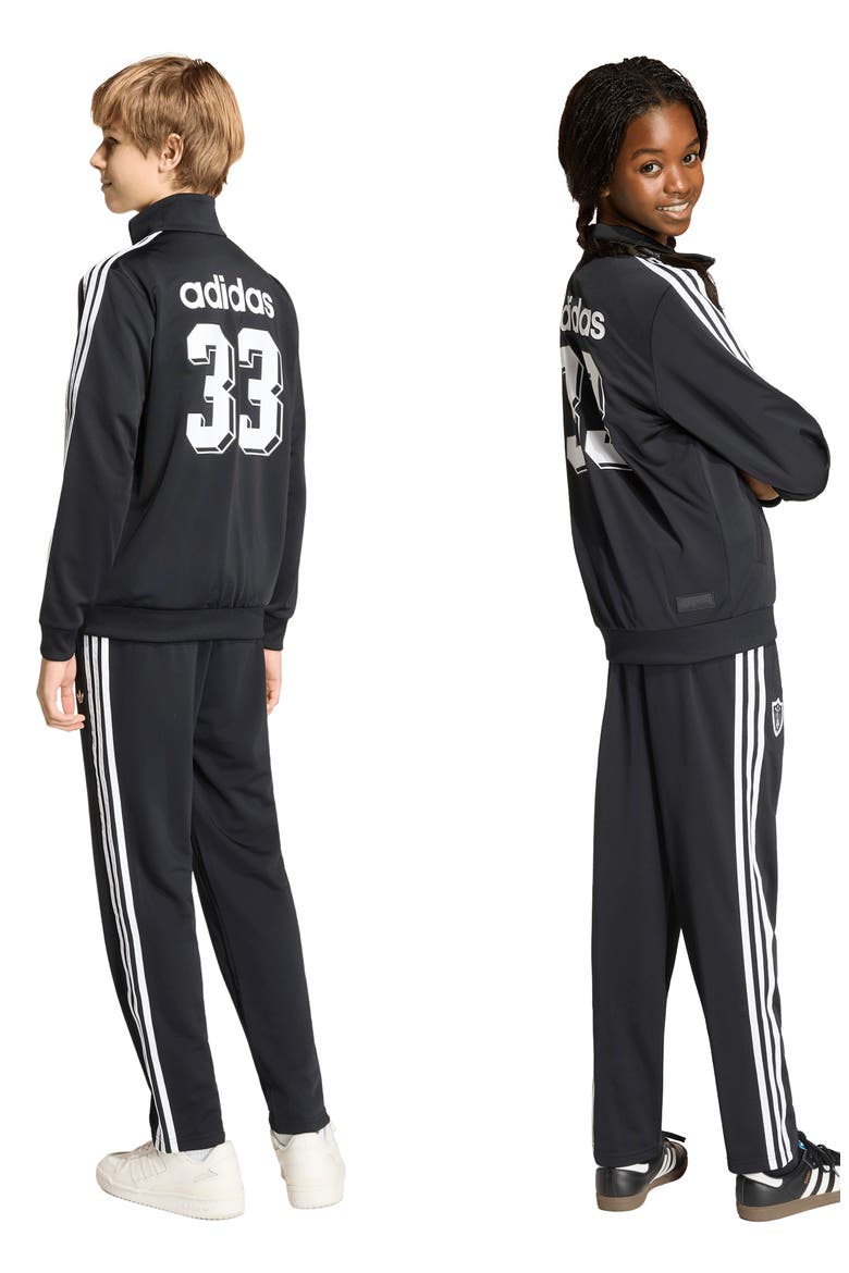 x Disney Kids' Firebird Track Pants, Alternate, color, BLACK/ WHITE