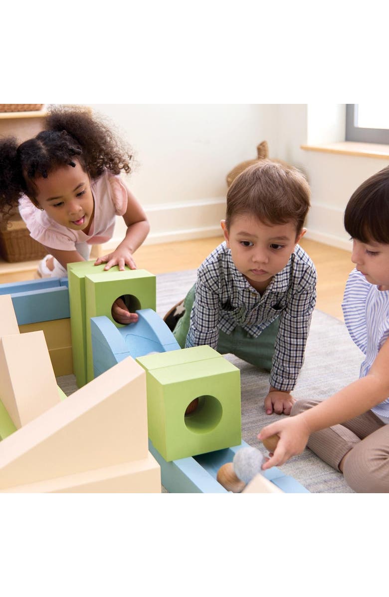 Kaplan Early Learning Company Ramp and Roll Discovery Blocks - 48 Pieces, Alternate, color, Multicolored