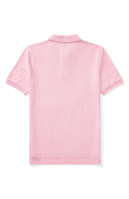 Polo Ralph Lauren Polo Pony Embroidered Cotton T-shirt In Pink