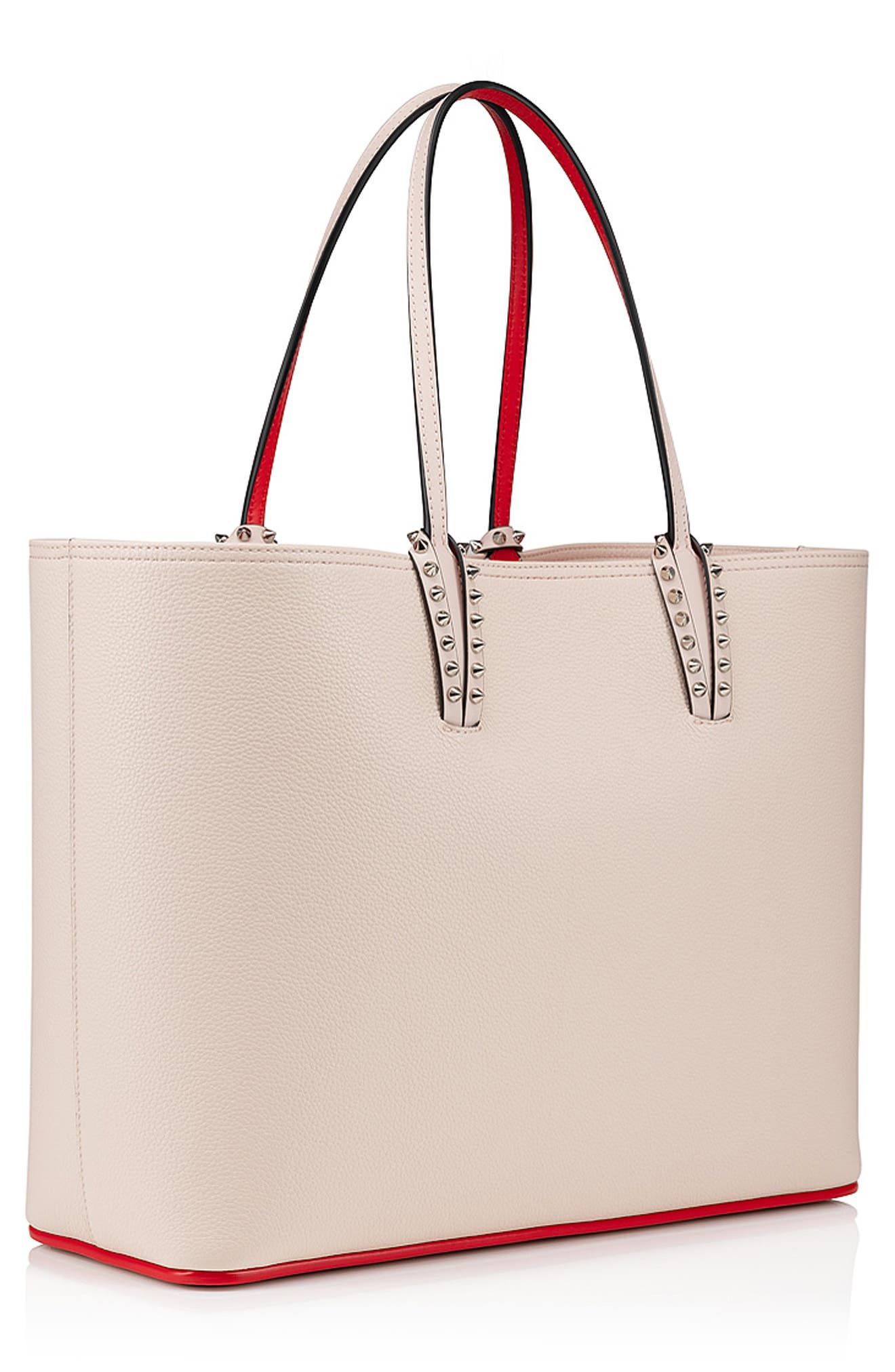 Cabata Calfskin Leather Tote, Alternate, color, LECHE/ LECHE