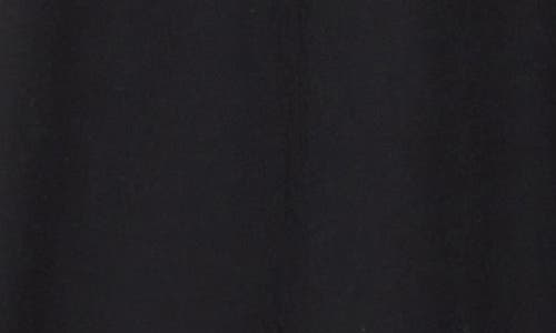 Leith Drawstring Waist Cotton Poplin Maxi Skirt In Black