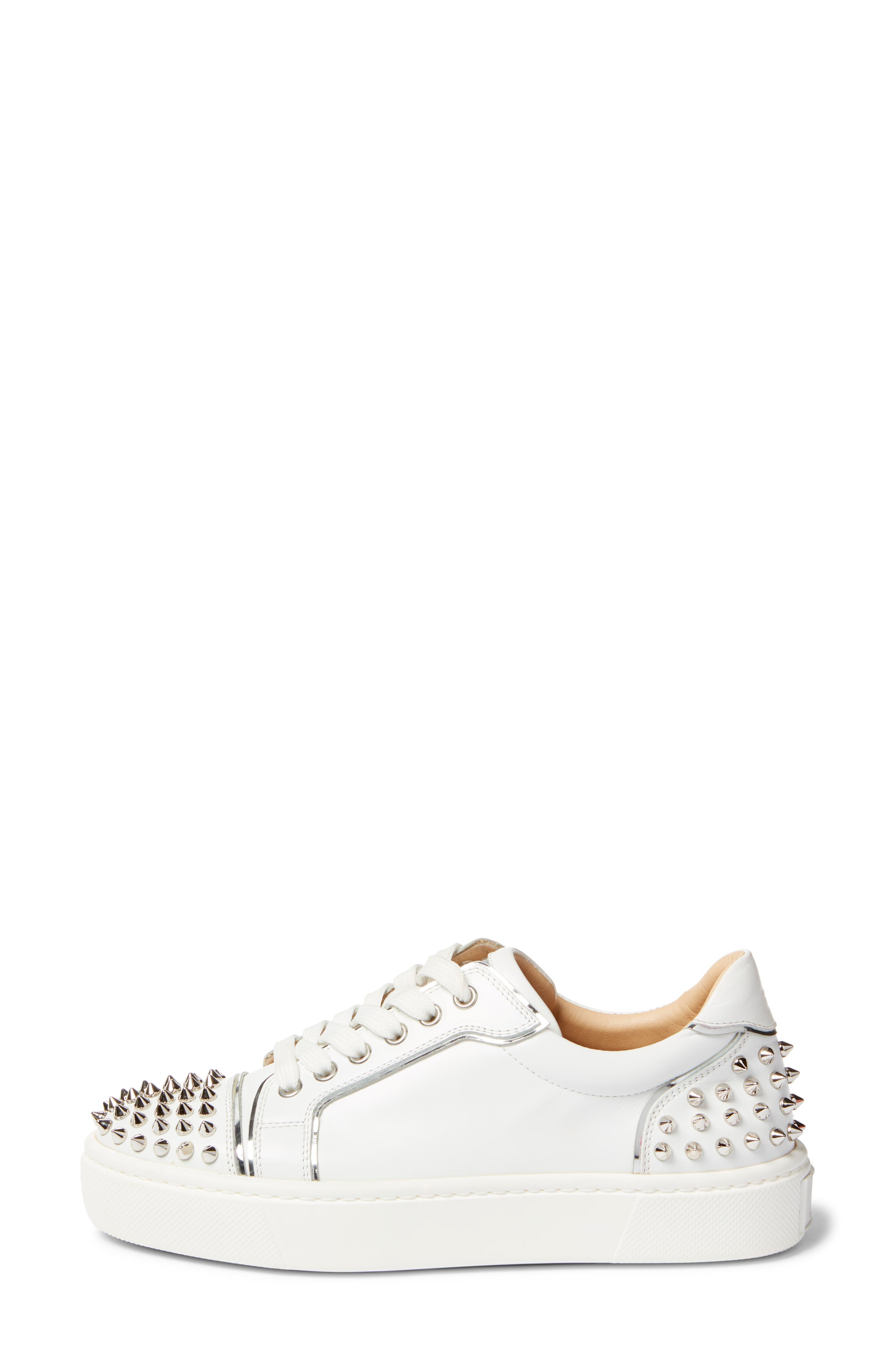 Christian Louboutin Vieirissima Spike Low Top Sneaker, Alternate, color, 