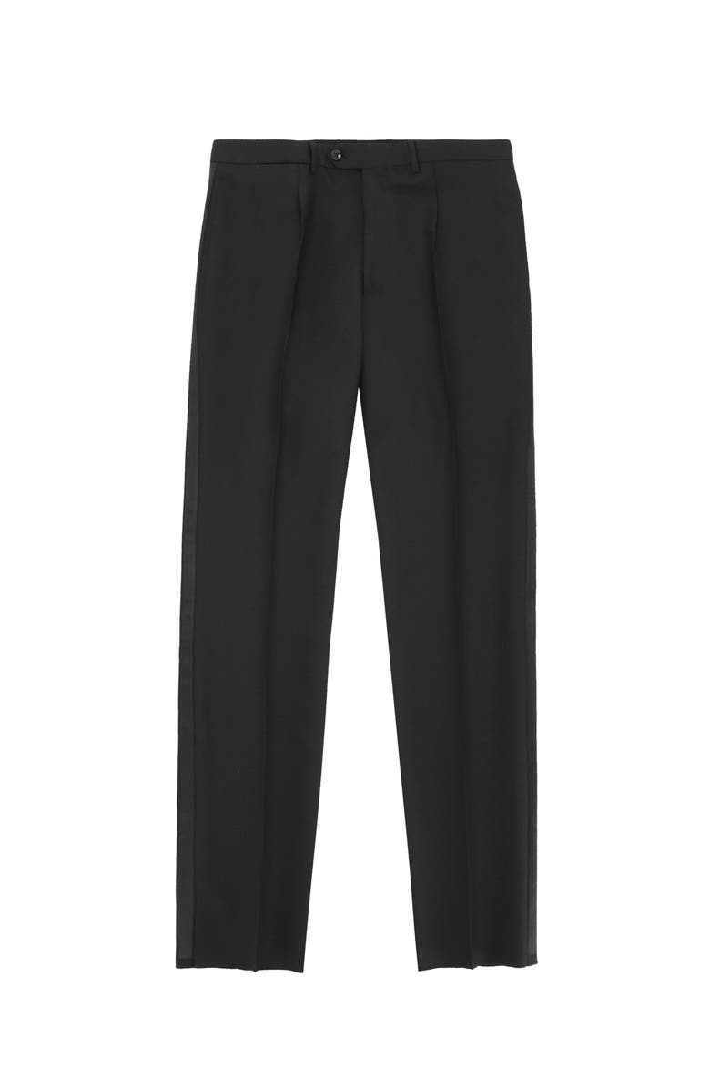 Fortela Fresco Wool Single-Breasted Tuxedo Suit, Alternate, color, Ecru