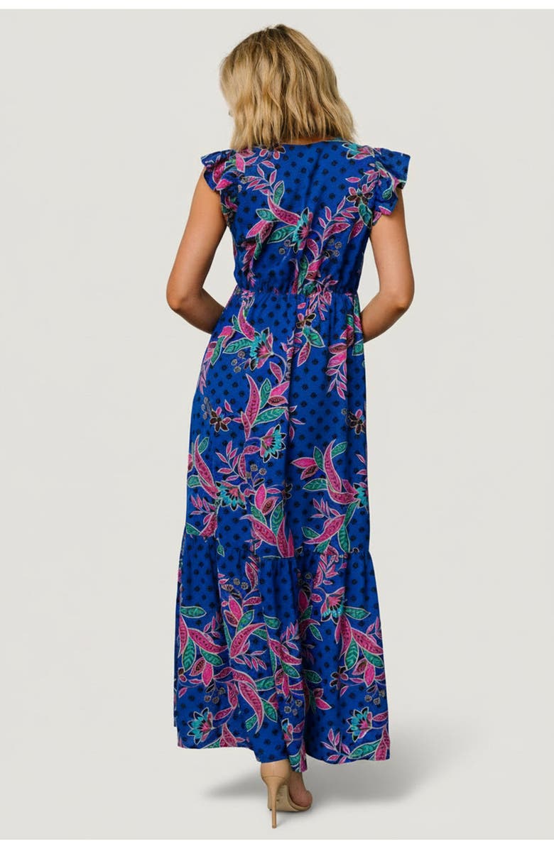 Baltic Born Biscayne Maxi Dress, Alternate, color, Indigo Print