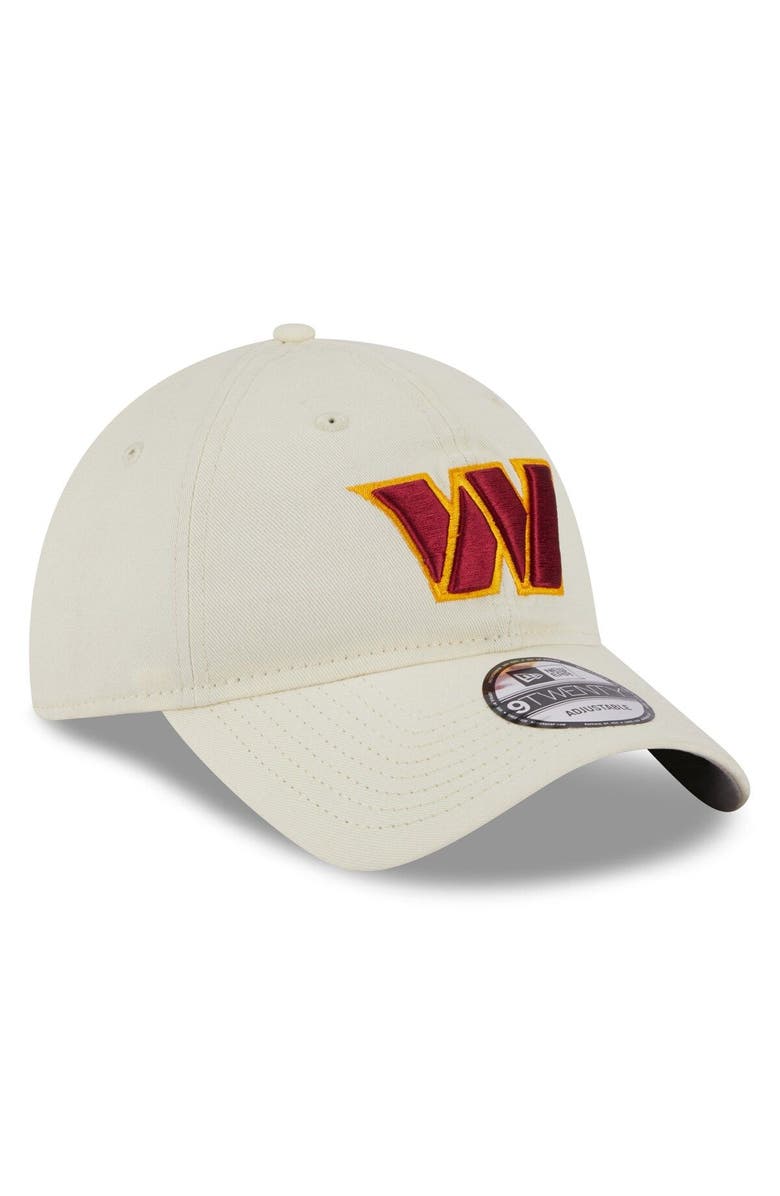 New Era Men's New Era Cream Washington Commanders Core Classic 2.0 9TWENTY Adjustable Hat, Alternate, color,