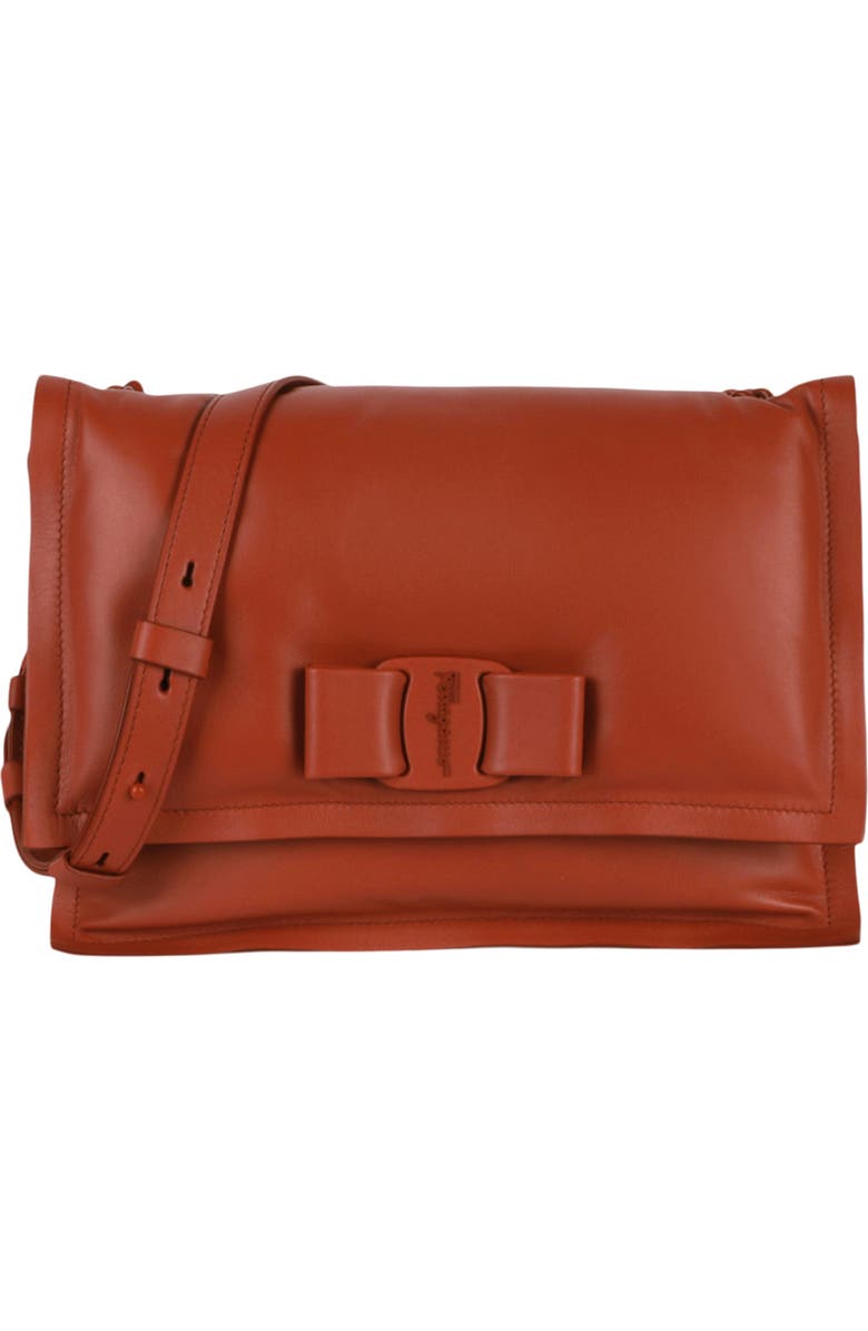 FERRAGAMO Leather Shoulder Bag, Main, color,