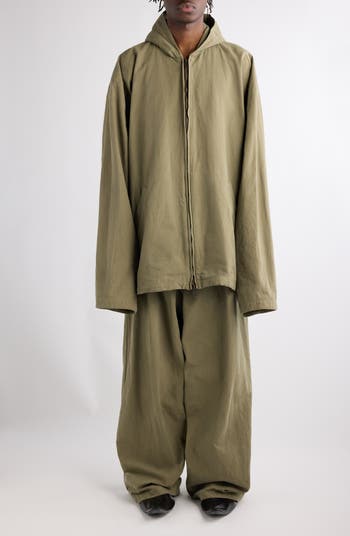 Balenciaga Oversize Cotton Hooded Jacket | Nordstrom