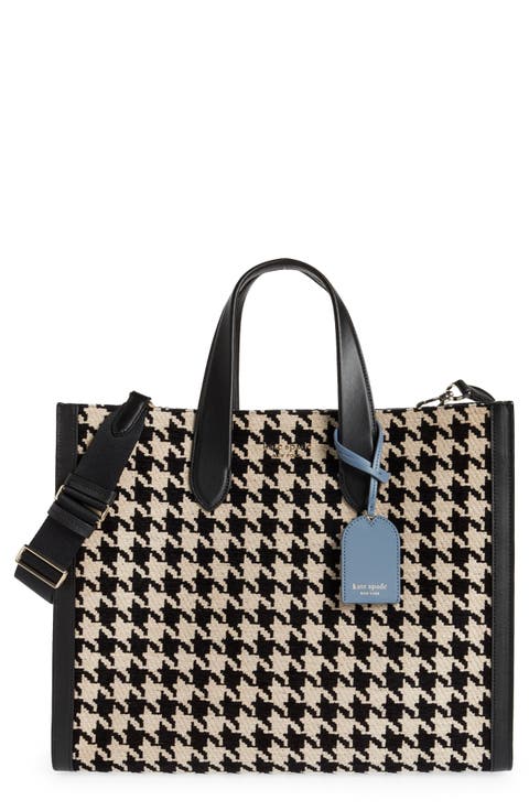 houndstooth tote