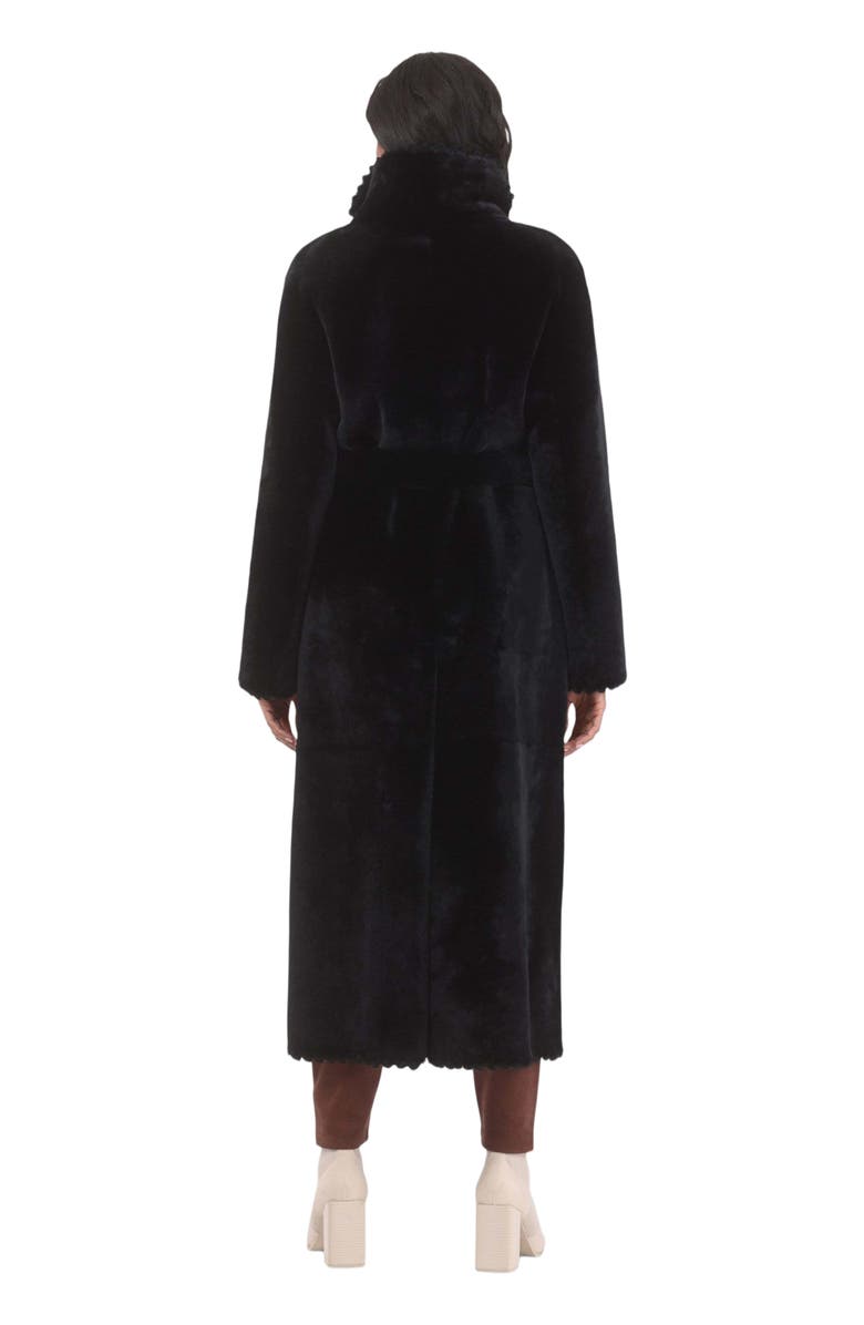 GORSKI Reversible Shearling Lamb Long Coat, Alternate, color, Cream/Cream