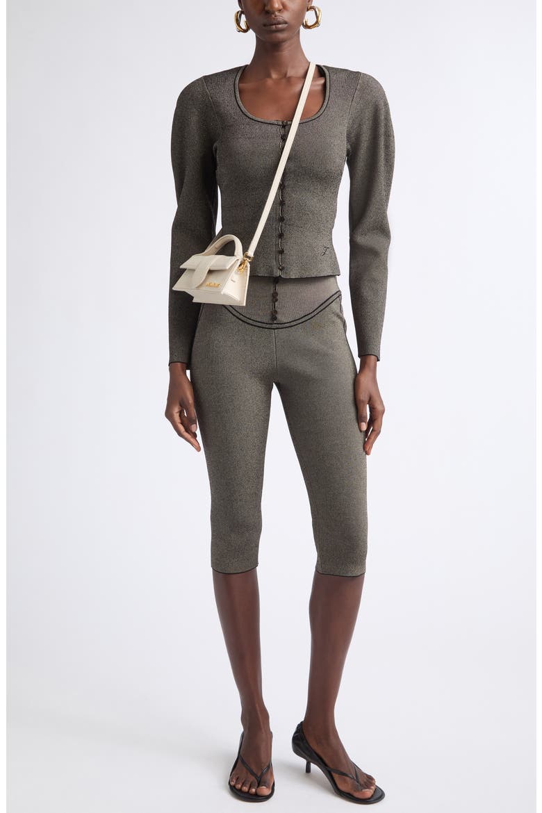 Le Legging Sera Ankle Leggings, Alternate, color, DARK BEIGE