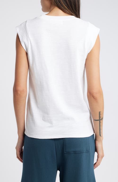 Nation Ltd Patti Muscle Tee In Optic White