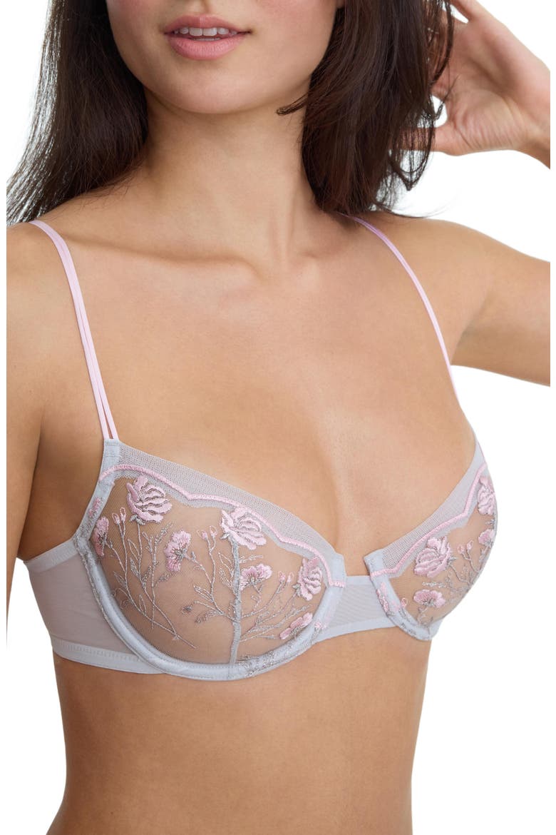 Enamoured Balconette Underwire Bra, Alternate, color, Dusty Shimmer