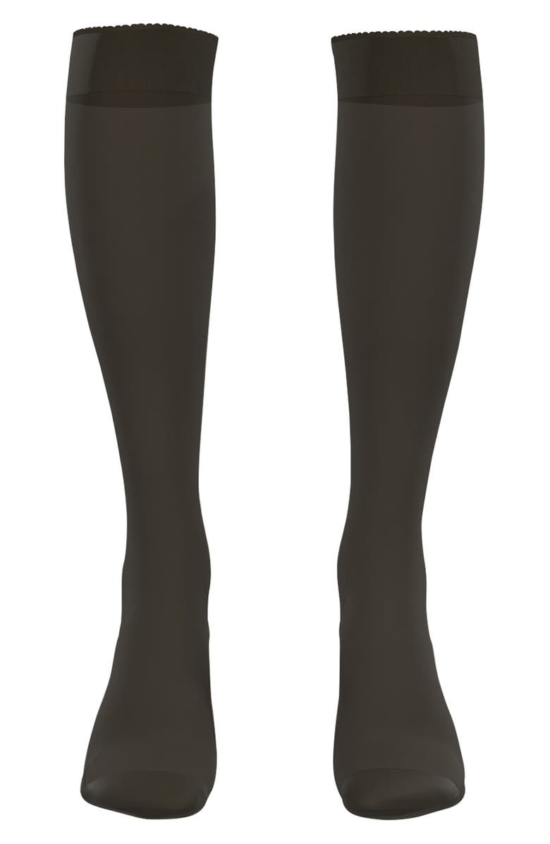 Wolford 50 Denier Knee High Socks, Alternate, color, Mocca