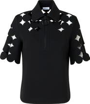 Akris punto Dot Cutout Top
