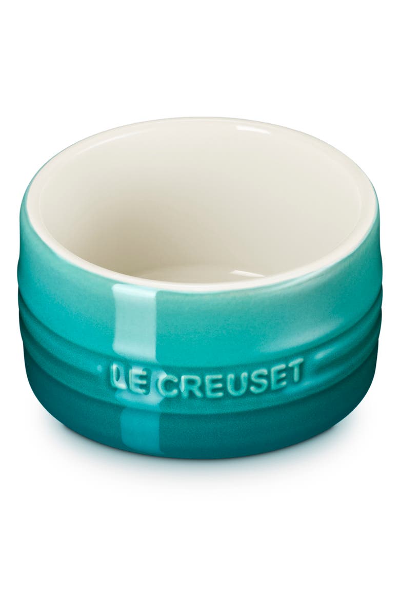 Le Creuset Stoneware Straight Wall Ramekin, Alternate, color, Riviera