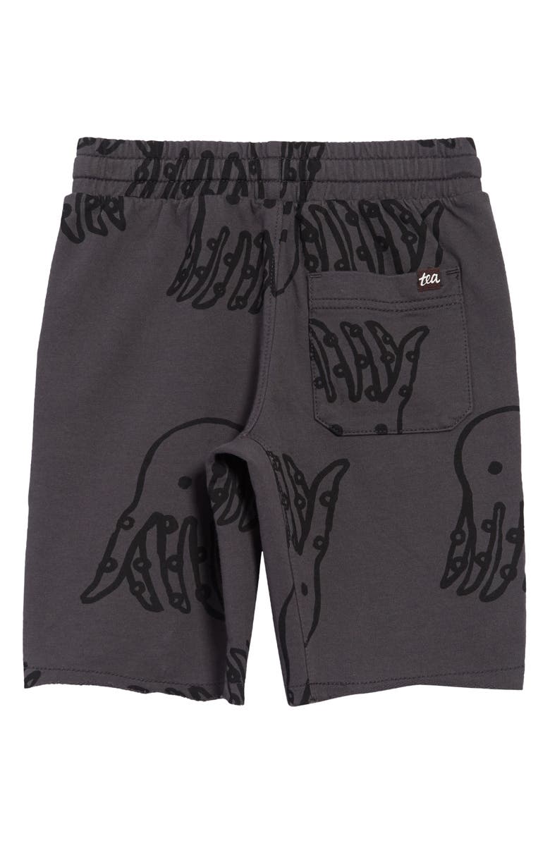 Tea Collection Printed Knit Gym Shorts, Alternate, color,