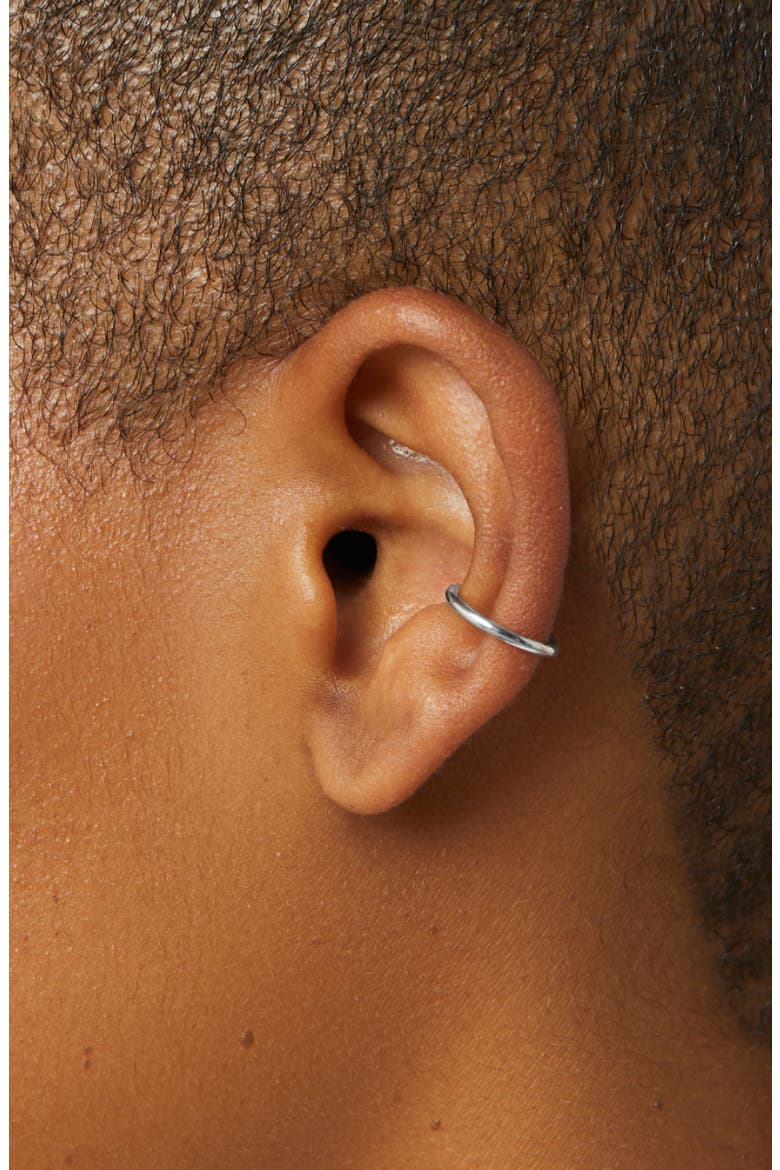 Sterling Silver - Simple Ear Cuff, Alternate, color, Silver