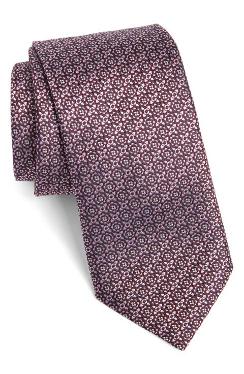 Medallion Silk Tie