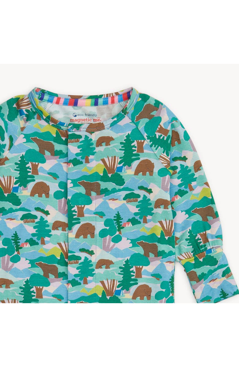 Magnetic Me Camo Cubs Convertible Romper, Alternate, color, Green