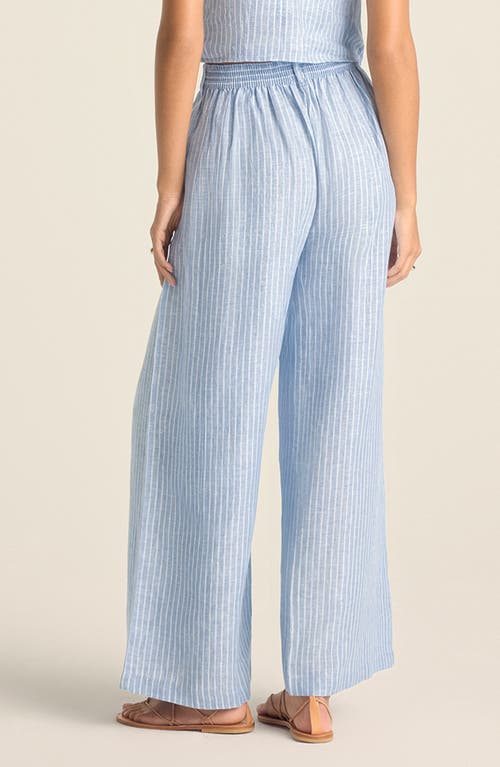 Vitamin A Getaway Linen Pants In Summer Stripe