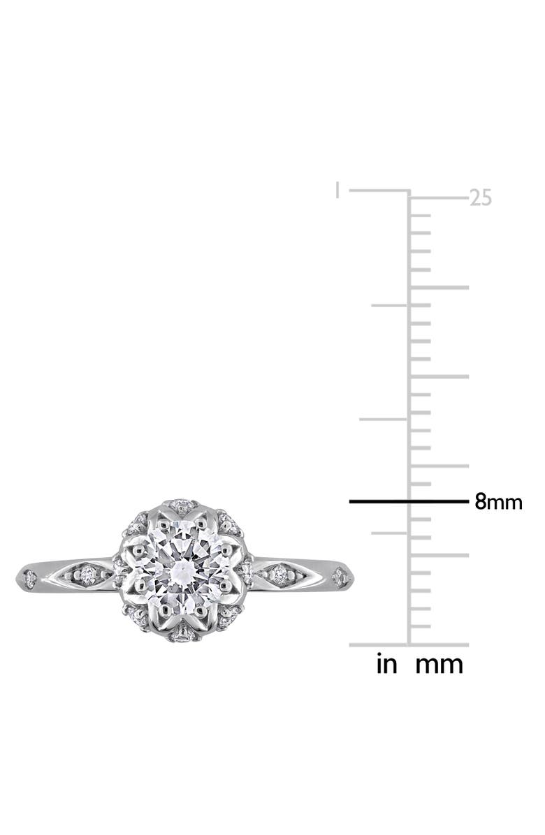 Julianna B. Lab-Grown Diamond Vintage Floral Ring 18k, Alternate, color, 