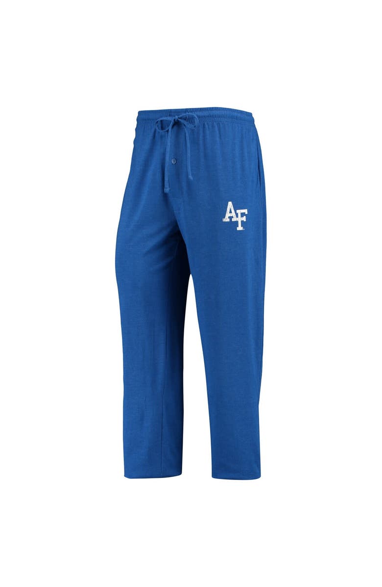 CONCEPTS SPORT Men's Concepts Sport Royal/Heathered Charcoal Air Force Falcons Meter Long Sleeve T-Shirt & Pants Sleep Set, Alternate, color, 