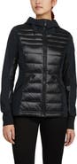 Pajar Cressy Mixed Media Channel Quilted Stretch Puffer