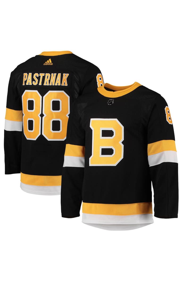 adidas Men's adidas David Pastrnak Black Boston Bruins Alternate Primegreen Authentic Pro Player Jersey, Alternate, color, 
