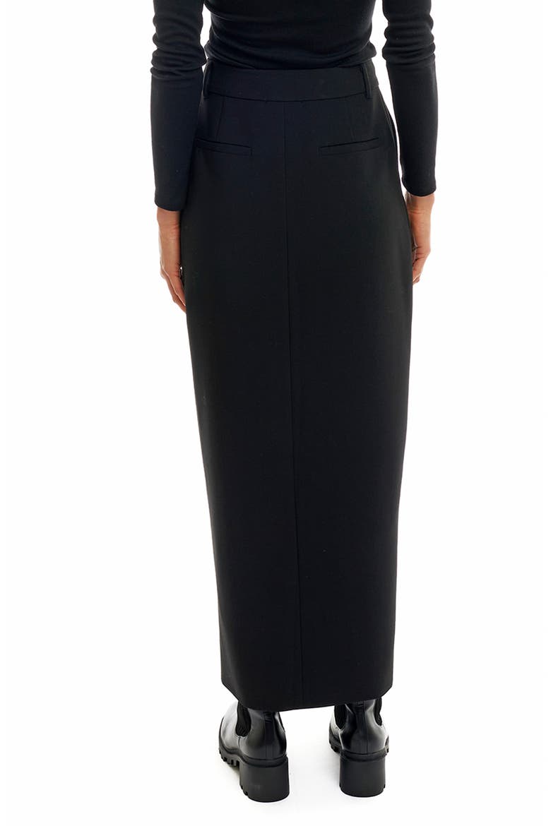 Tess Maxi Skirt, Alternate, color, BLACK