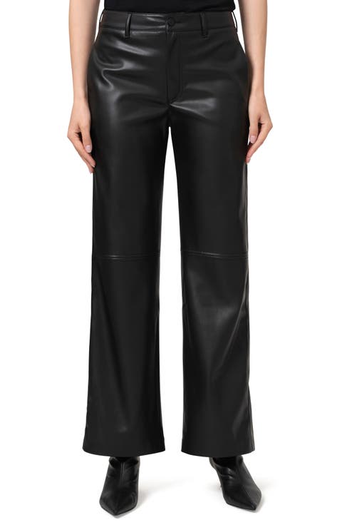 Women's Faux Leather Wide-Leg Pants | Nordstrom