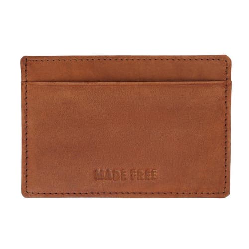 Made Free Leather Card Wallet in Camel  product