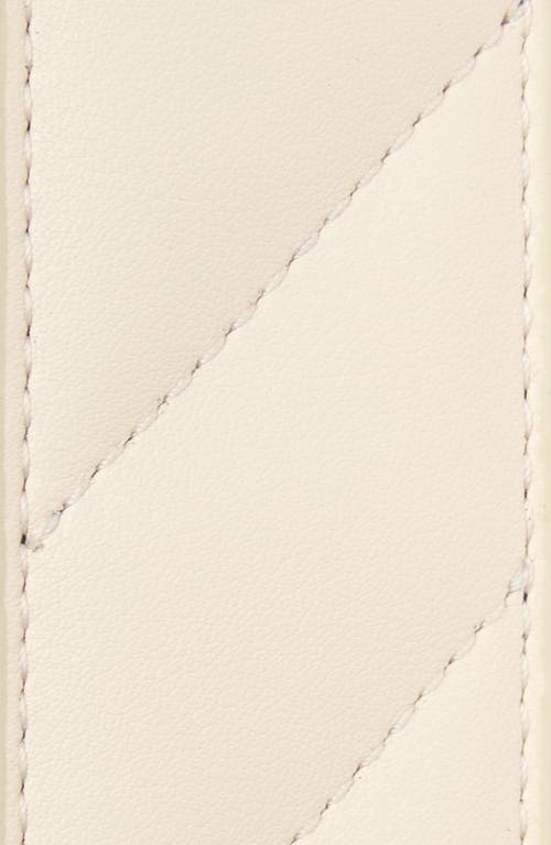Kurt Geiger London Quilted Belt In Neutral