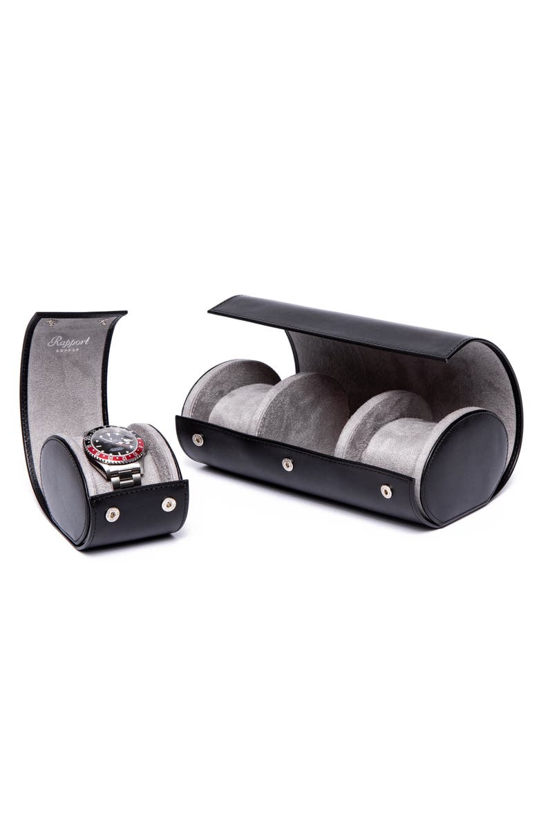 Rapport London HYDE PARK THREE WATCH ROLL, Alternate, color, 