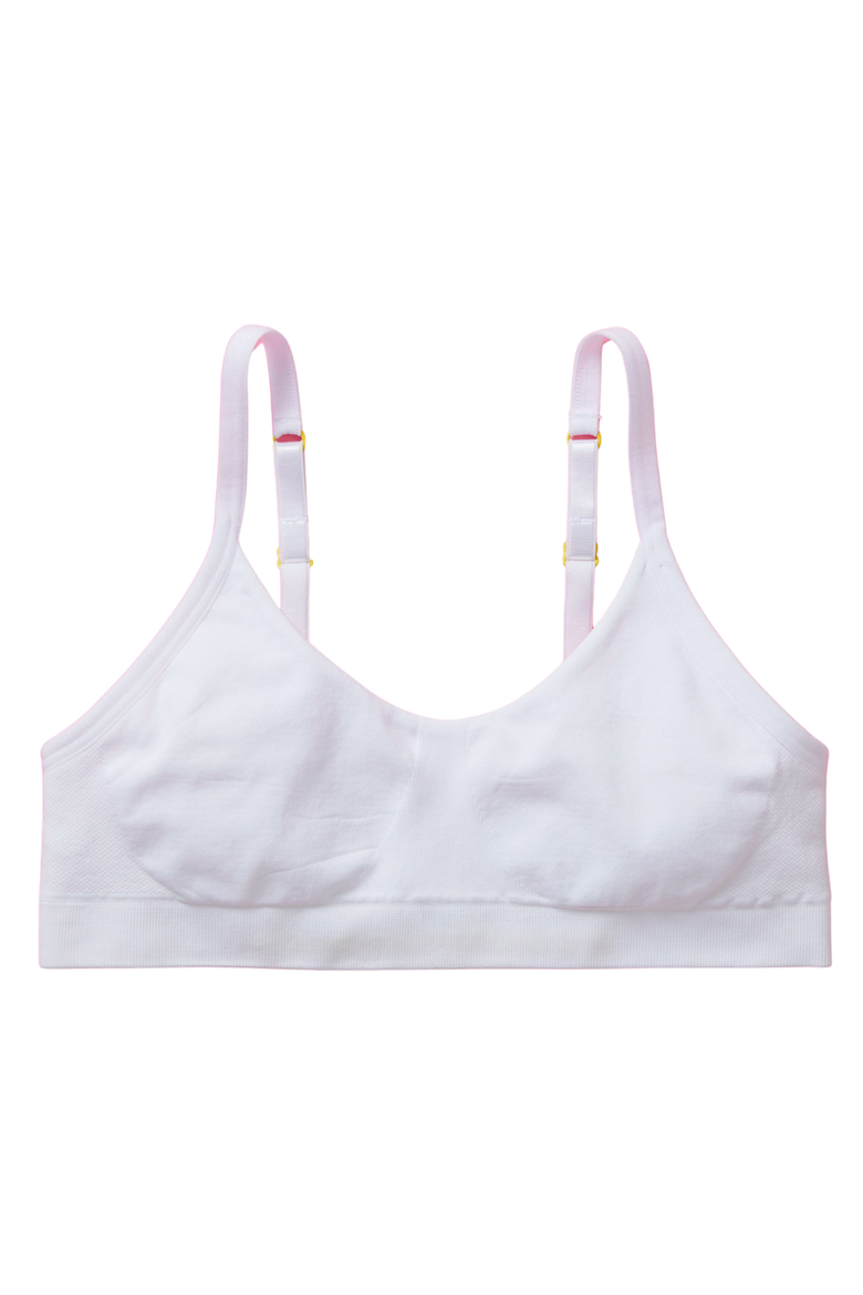 Tulip Seamless Bra, Alternate, color, Snowflake