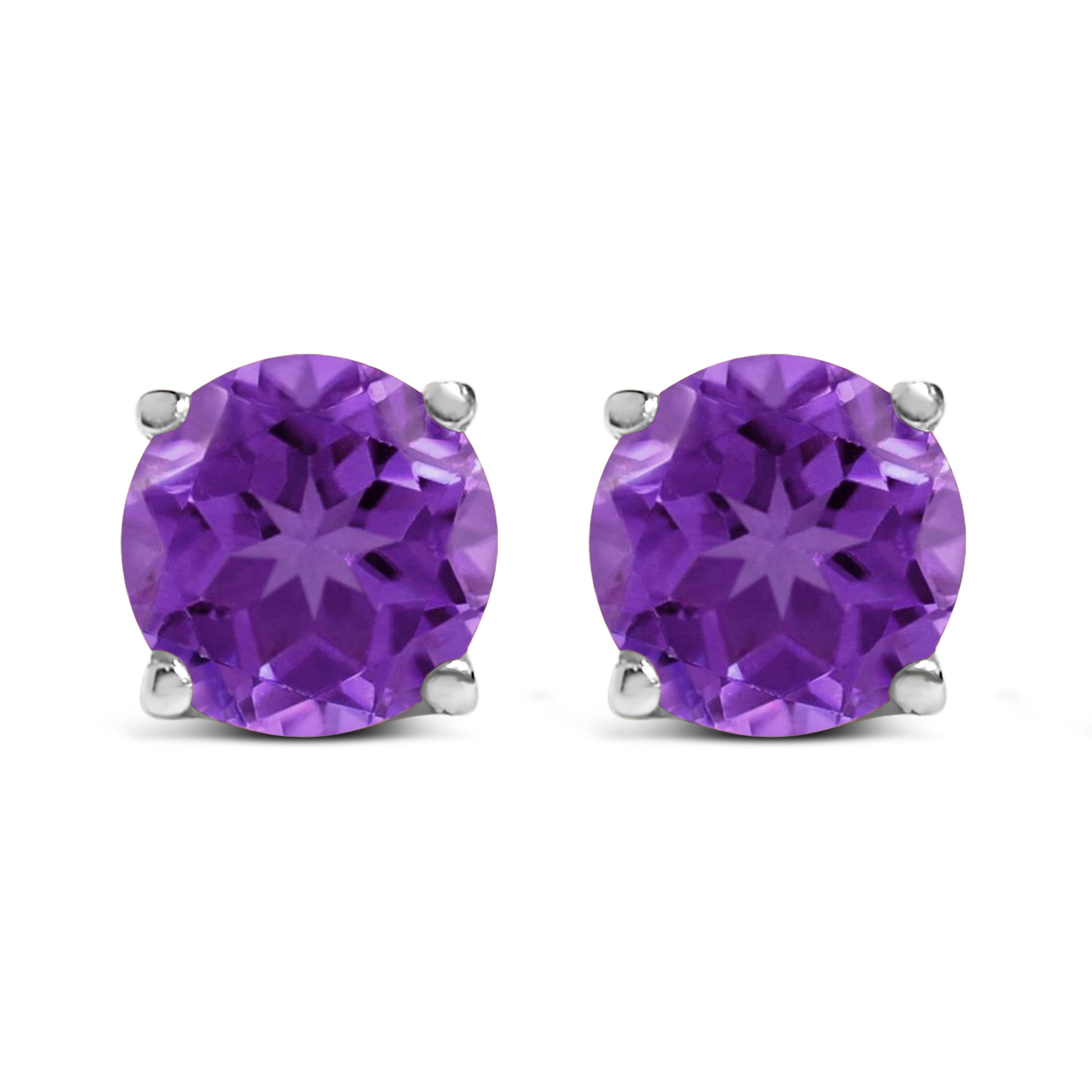 Purple Amethyst | White