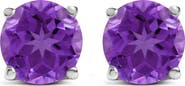 Haus of Brilliance 14K Gold 5X5MM Round Birthstone Solitaire Stud Earrings