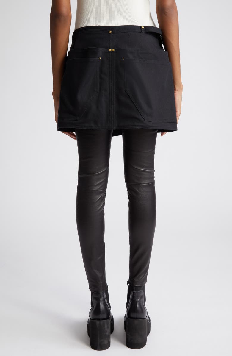 Sacai Carhartt WIP Apron Wrap Miniskirt, Alternate, color, 