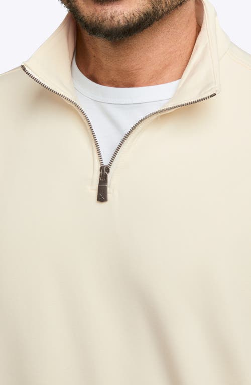 Cuts Hyperloop Quarter Zip In White