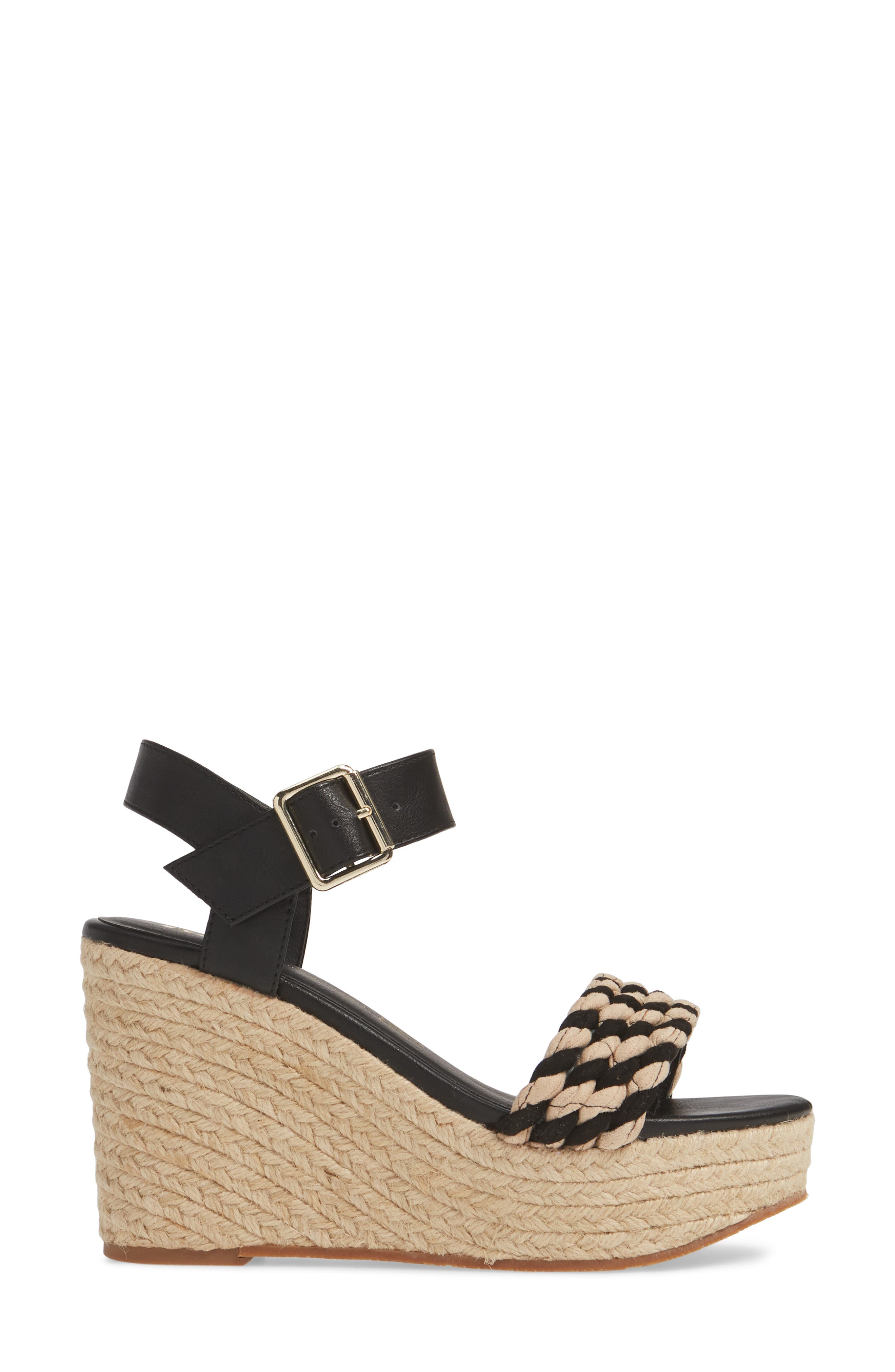 BC Footwear Dew Drops Vegan Espadrille Wedge Sandal, Alternate, color, 