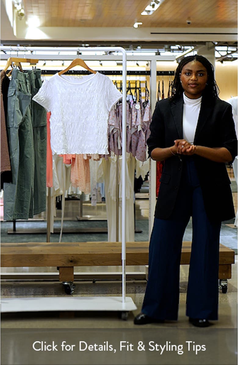 Smocked Short Sleeve Top, sales video thumbnail