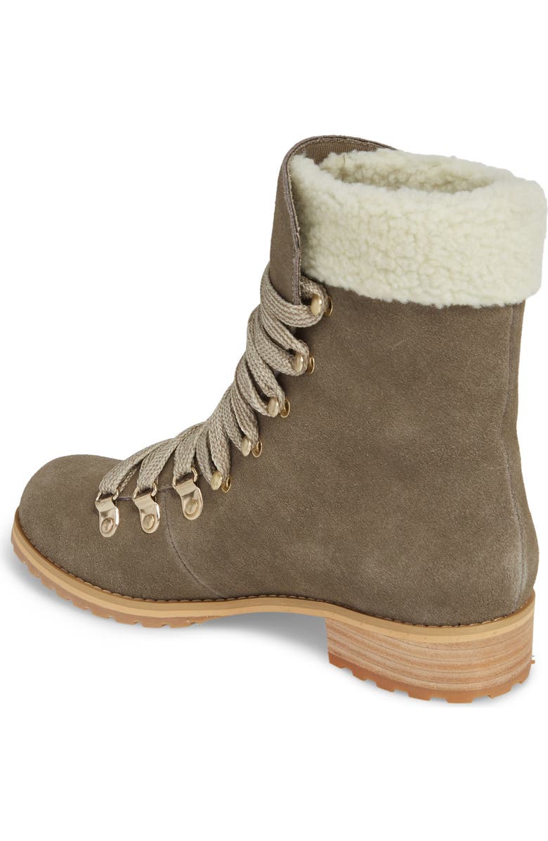 Sole Society Faux Shearling Trim Ada Boot, Alternate, color,