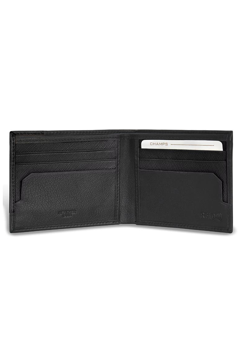 Iconic Bifold Wallet, Alternate, color, BLACK/ BLACK