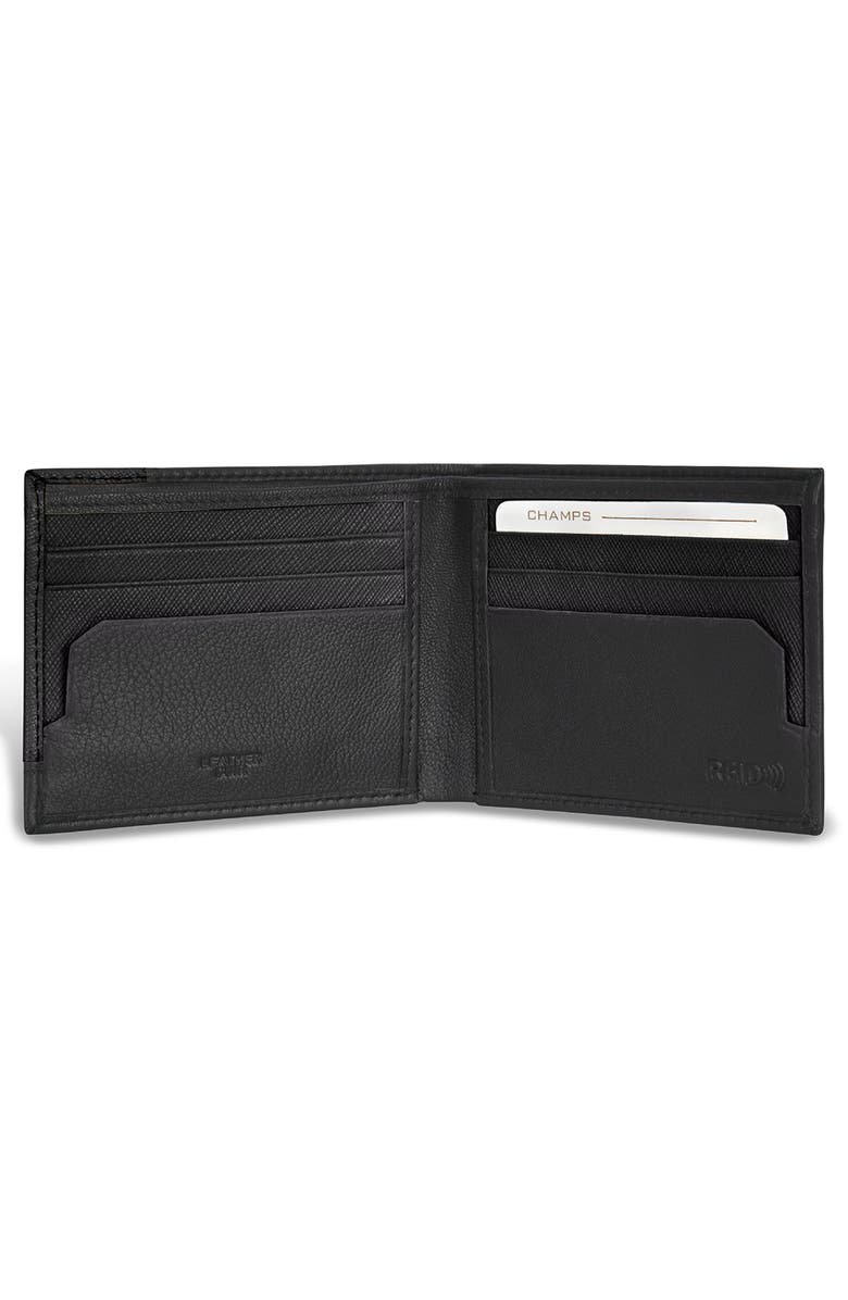 CHAMPS Iconic Bifold Wallet, Alternate, color, Black/ Black