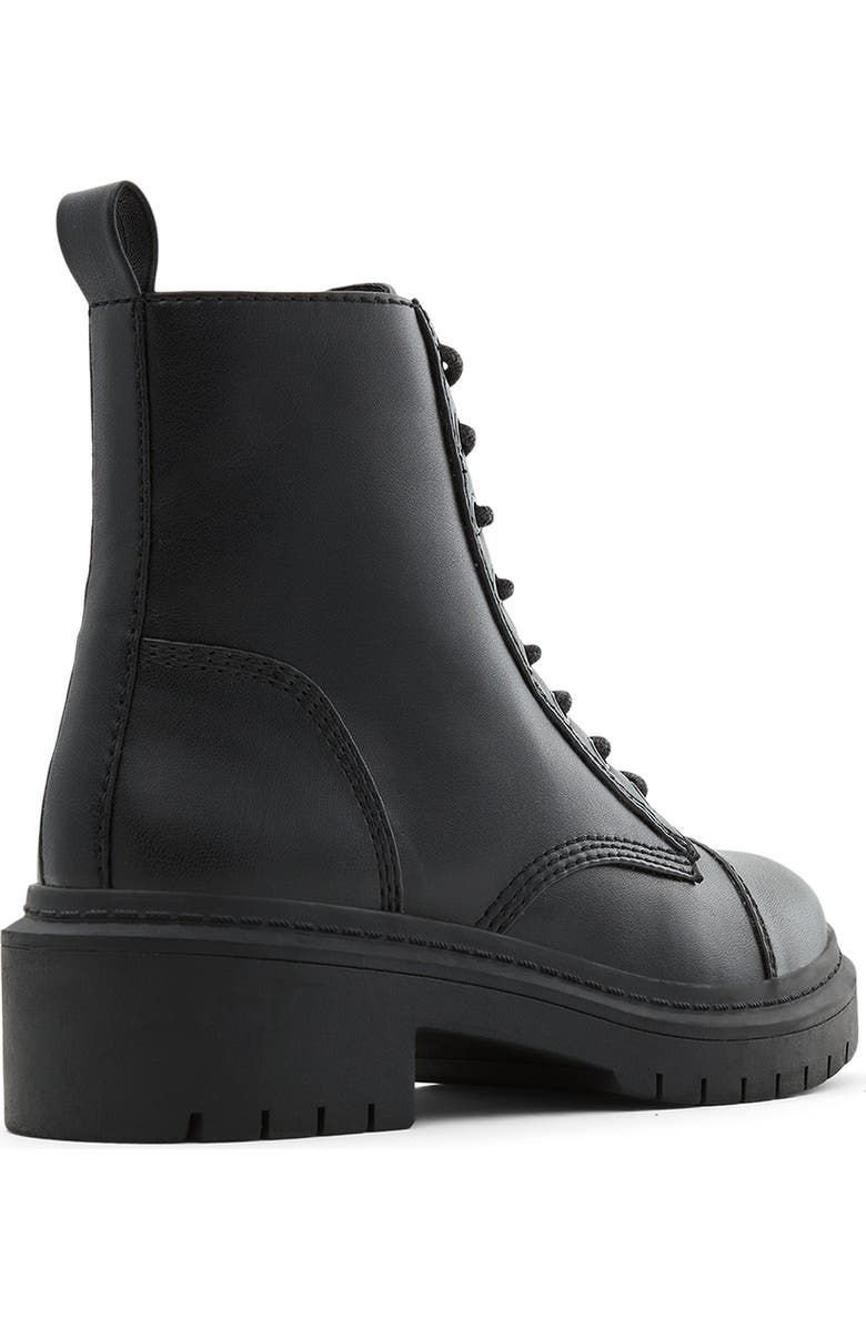 ALDO Goer Cap Toe Combat Boot, Alternate, color, Black