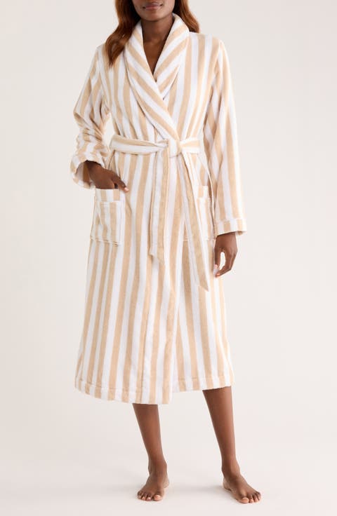 Stripe Hydrocotton Terry Robe