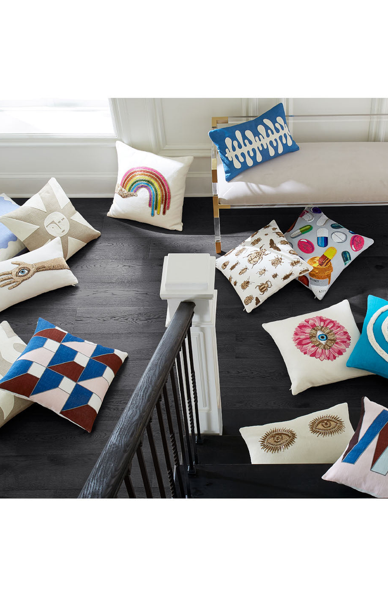 Jonathan Adler Muse Eyes Throw Pillow, Alternate, color,