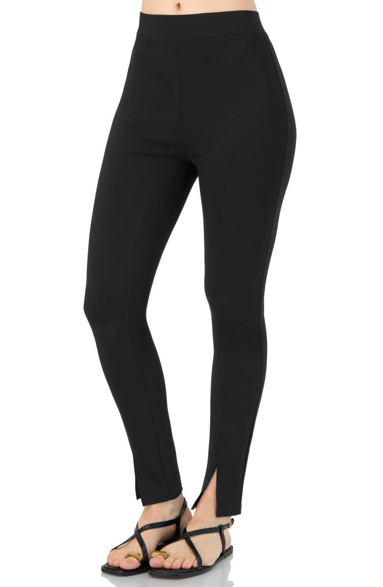 IVONNE Legging with Leg Slits, Alternate, color, Black