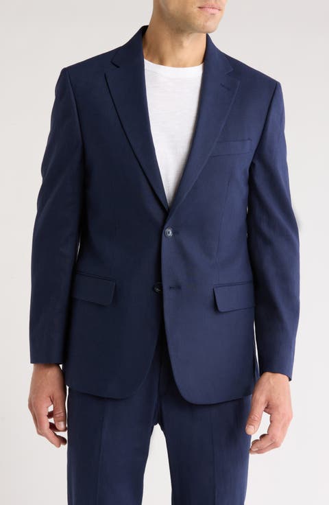Linen & Cotton Blend Sport Coat